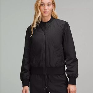 Women's GREEN Reversible Bomber Jacket